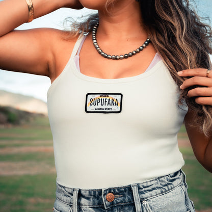 License Plate Baby Tank