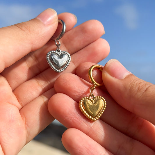 Solid Heart Bikini Charm