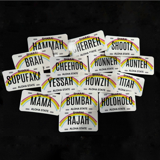 License Plate Stickers